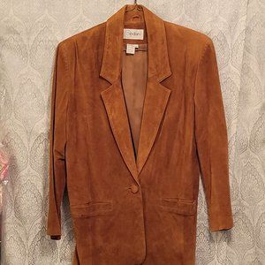 Cedars Brown Suede Jacket - Sz Small